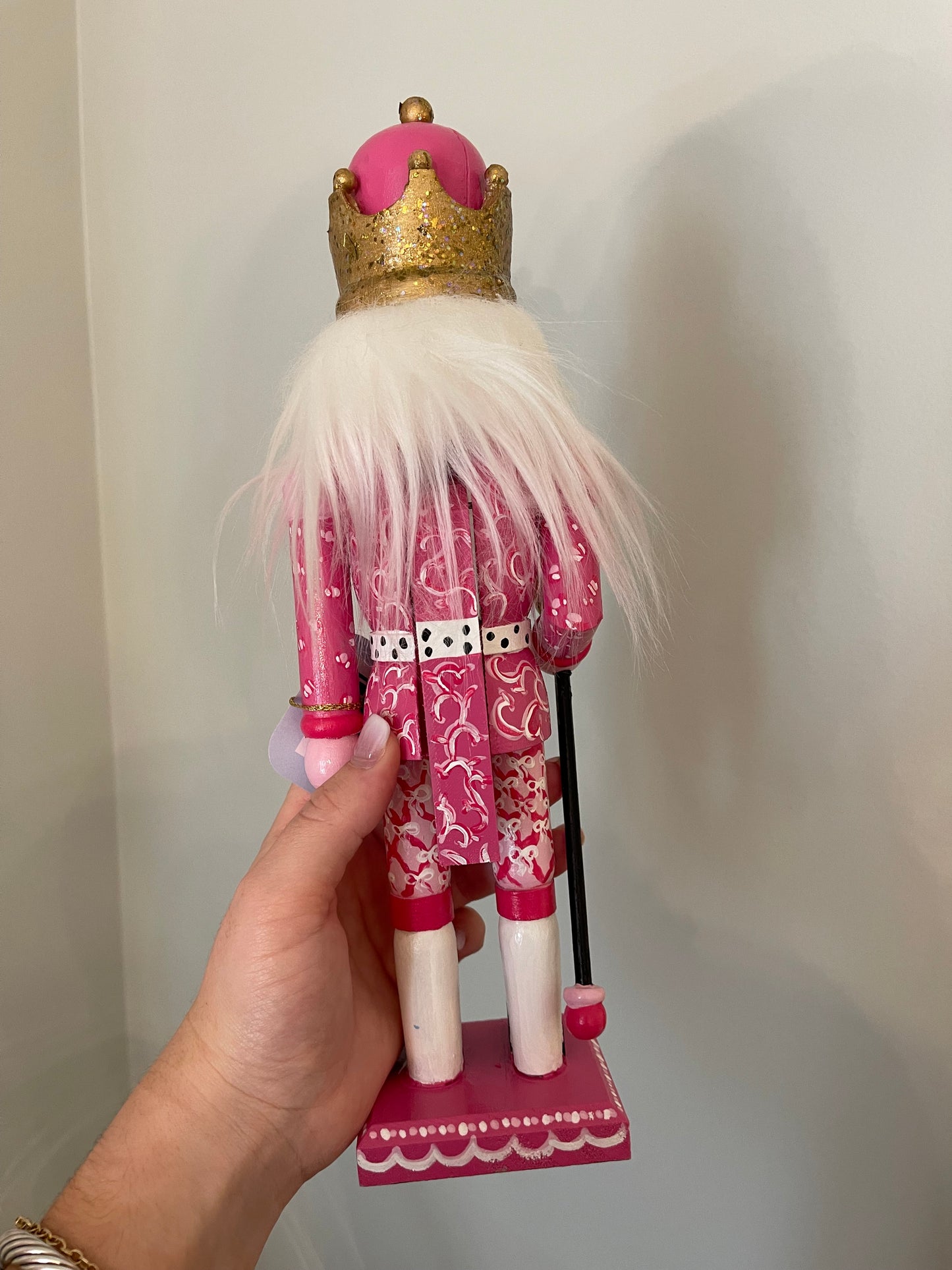 small pink nutcracker