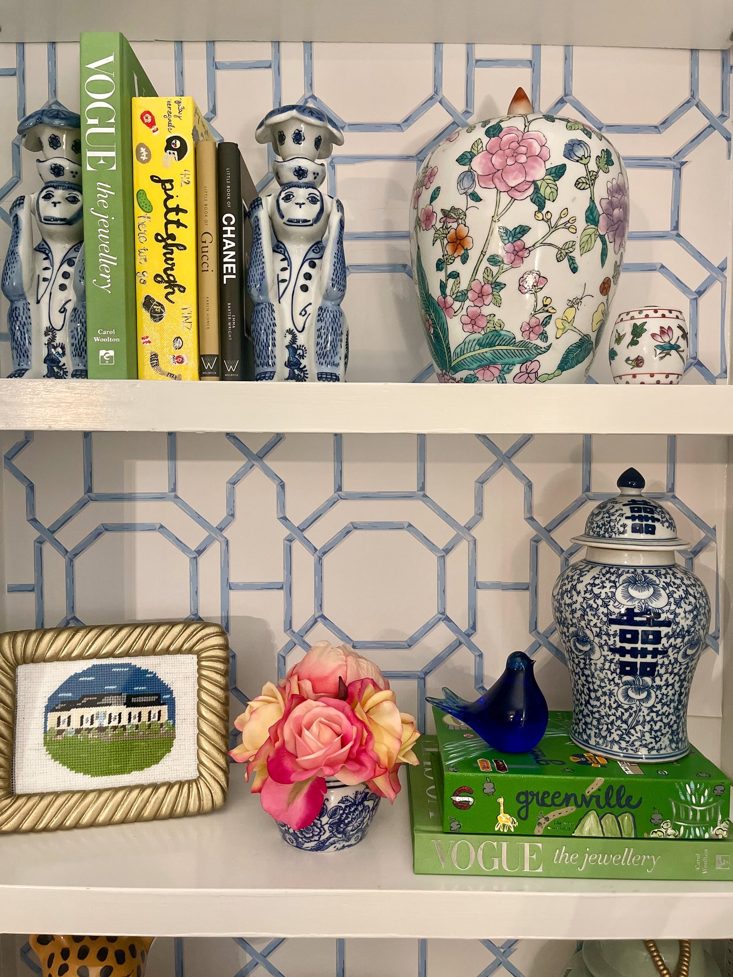 custom hand-painted storage book
