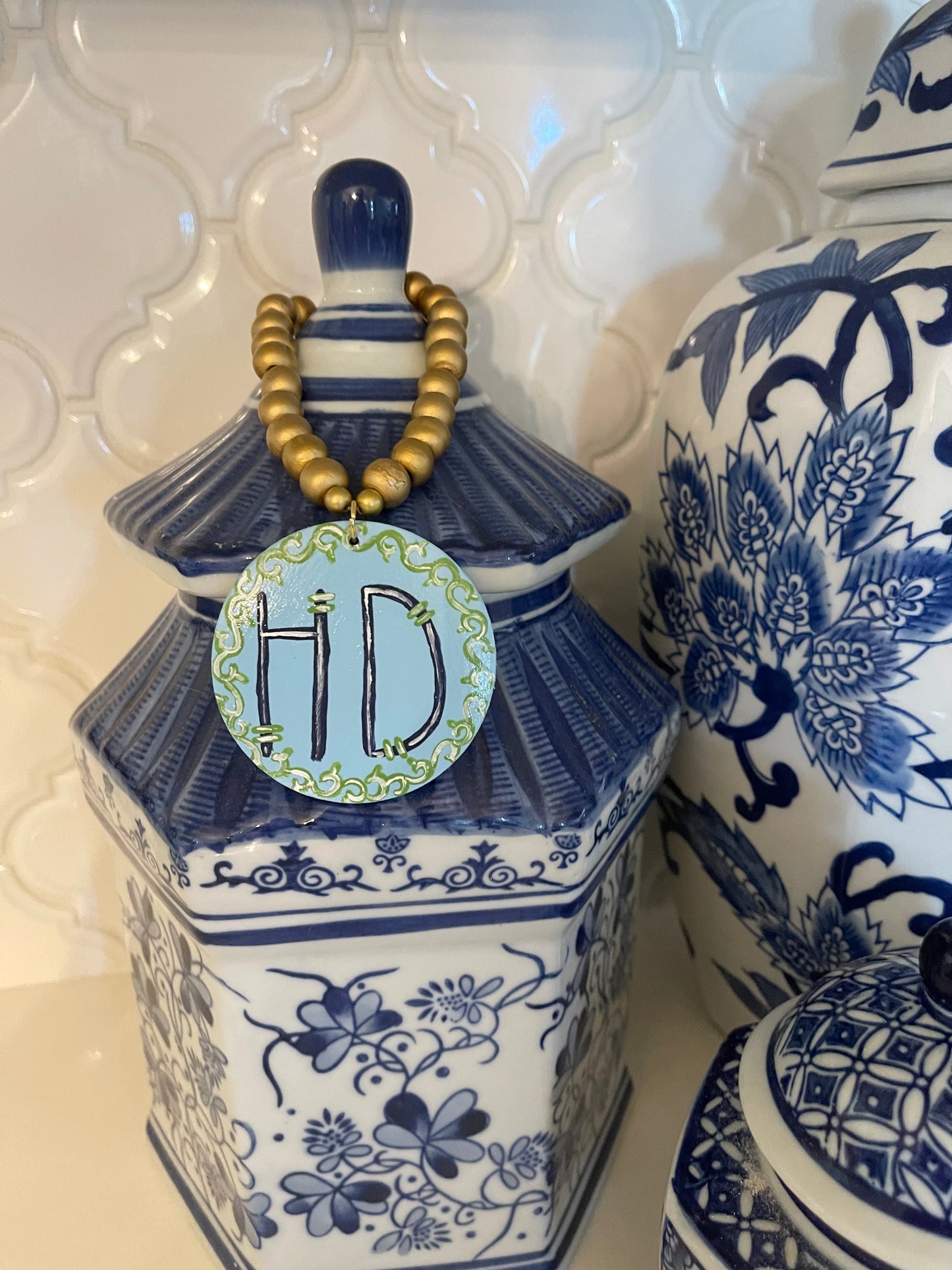 monogram millie b tag