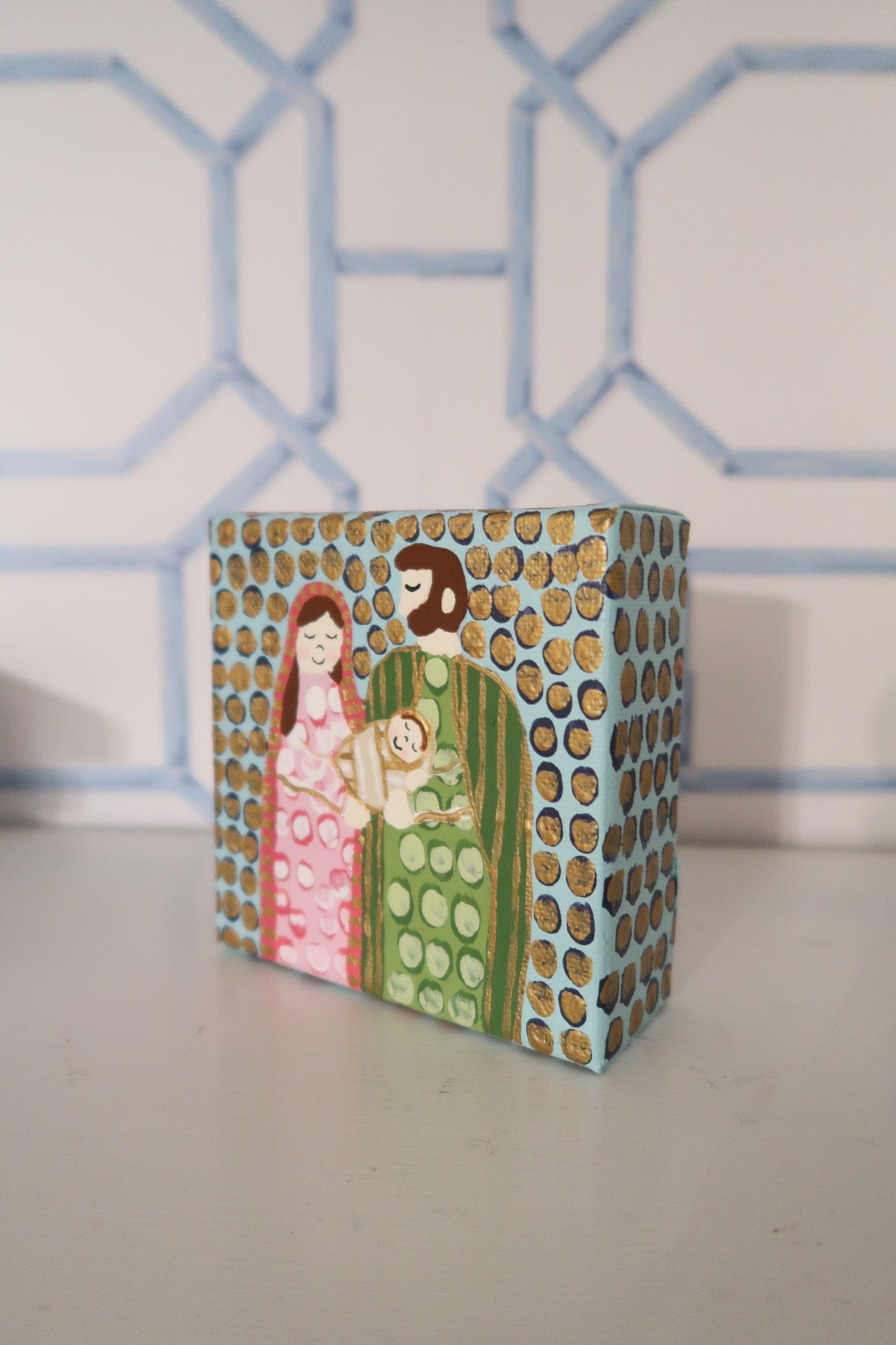 heirloom nativity canvas