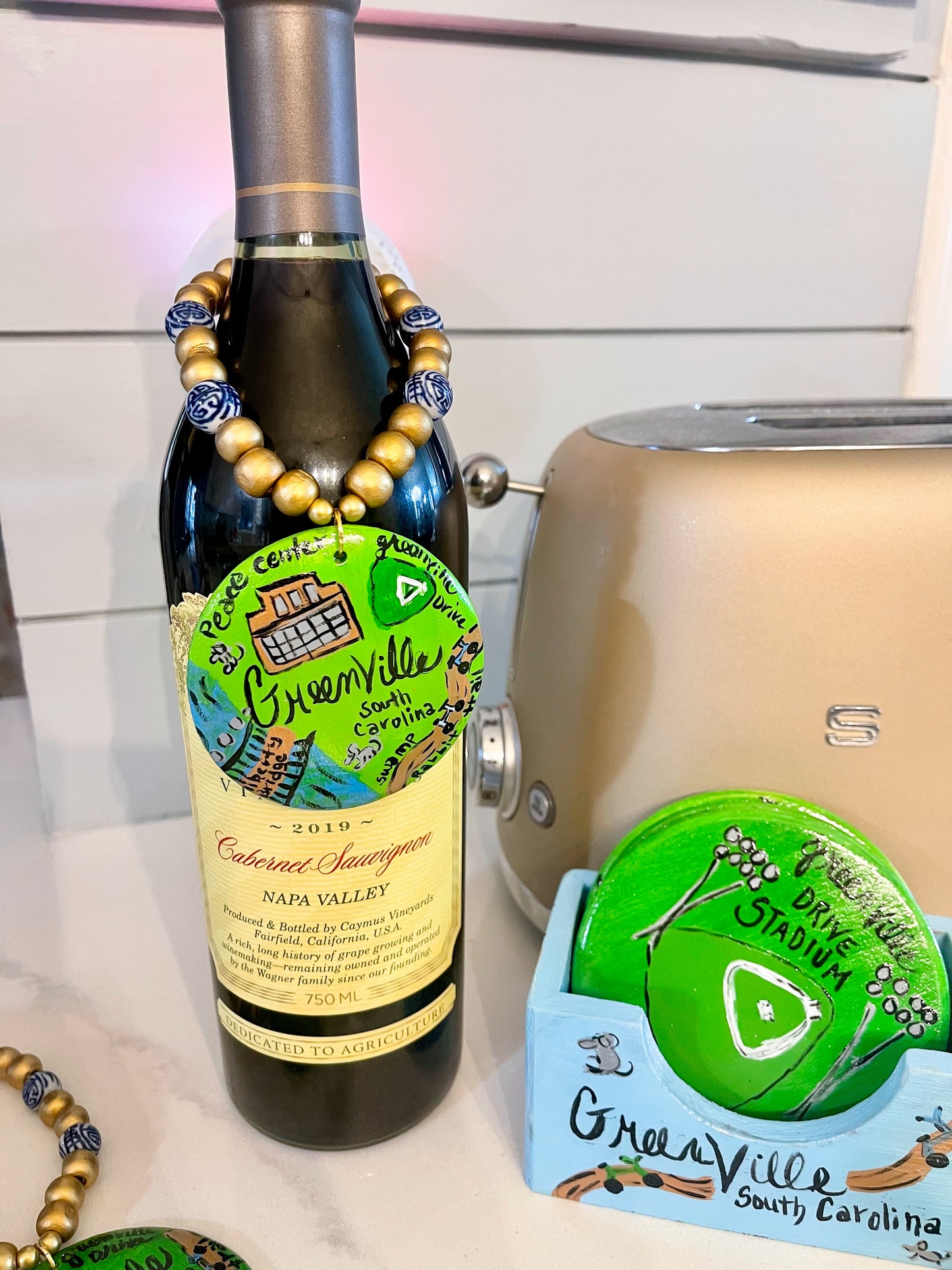 greenville, sc scenic coasters/ millie bling tag