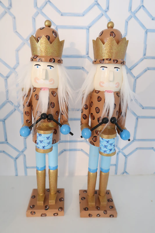 leopard drummer nutcracker