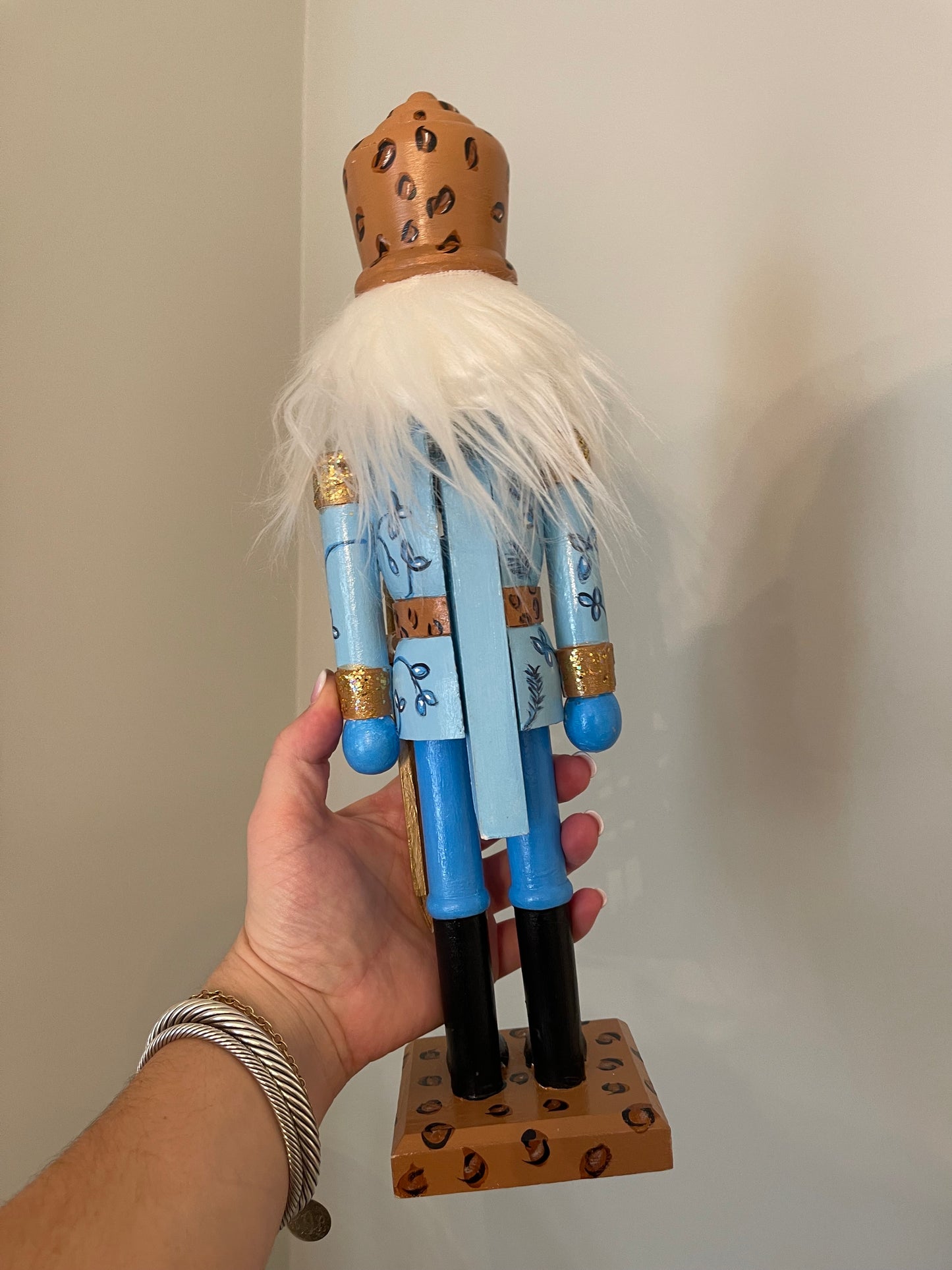 medium blue nutcracker