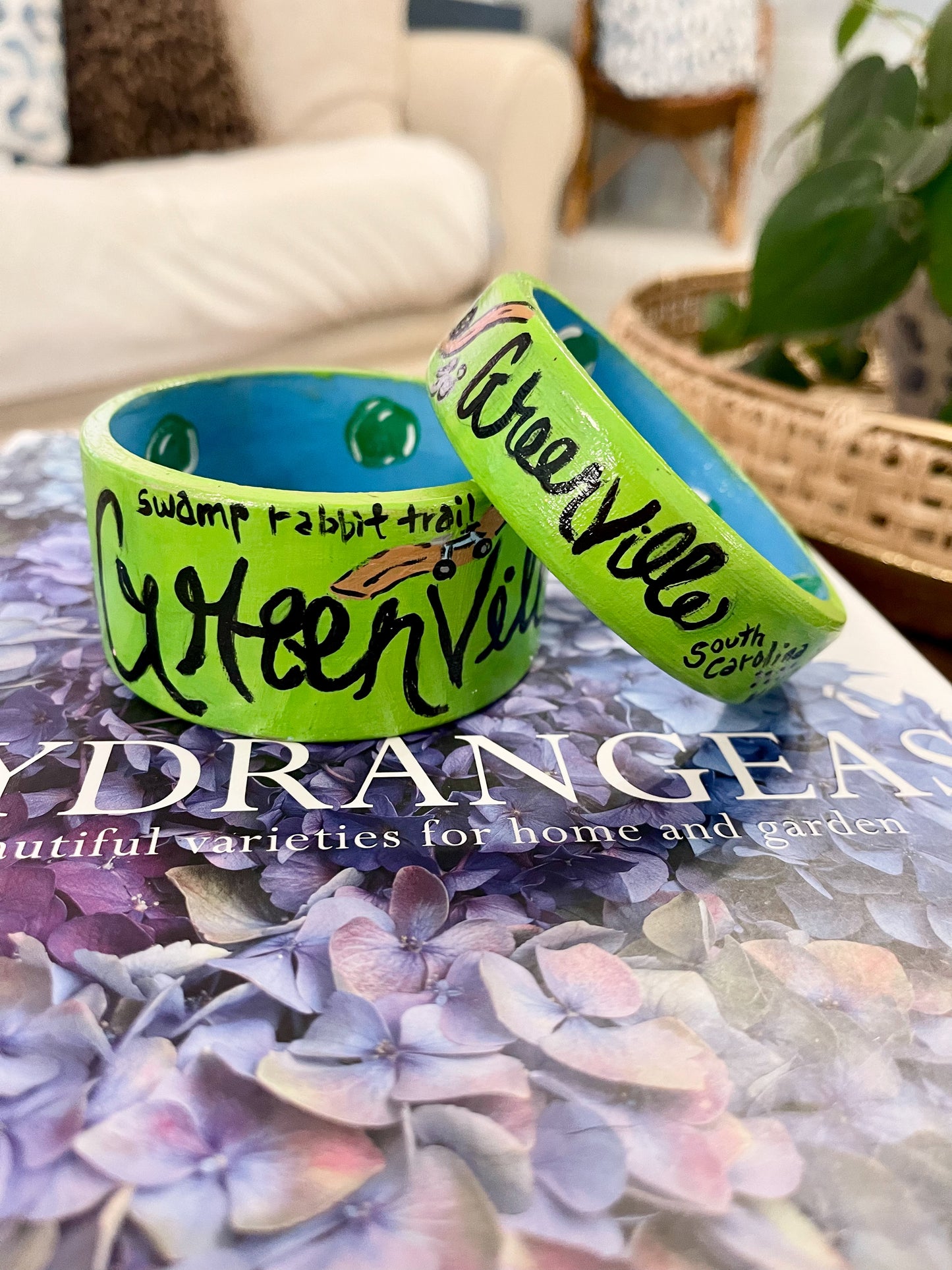 hand painted GVL bangle