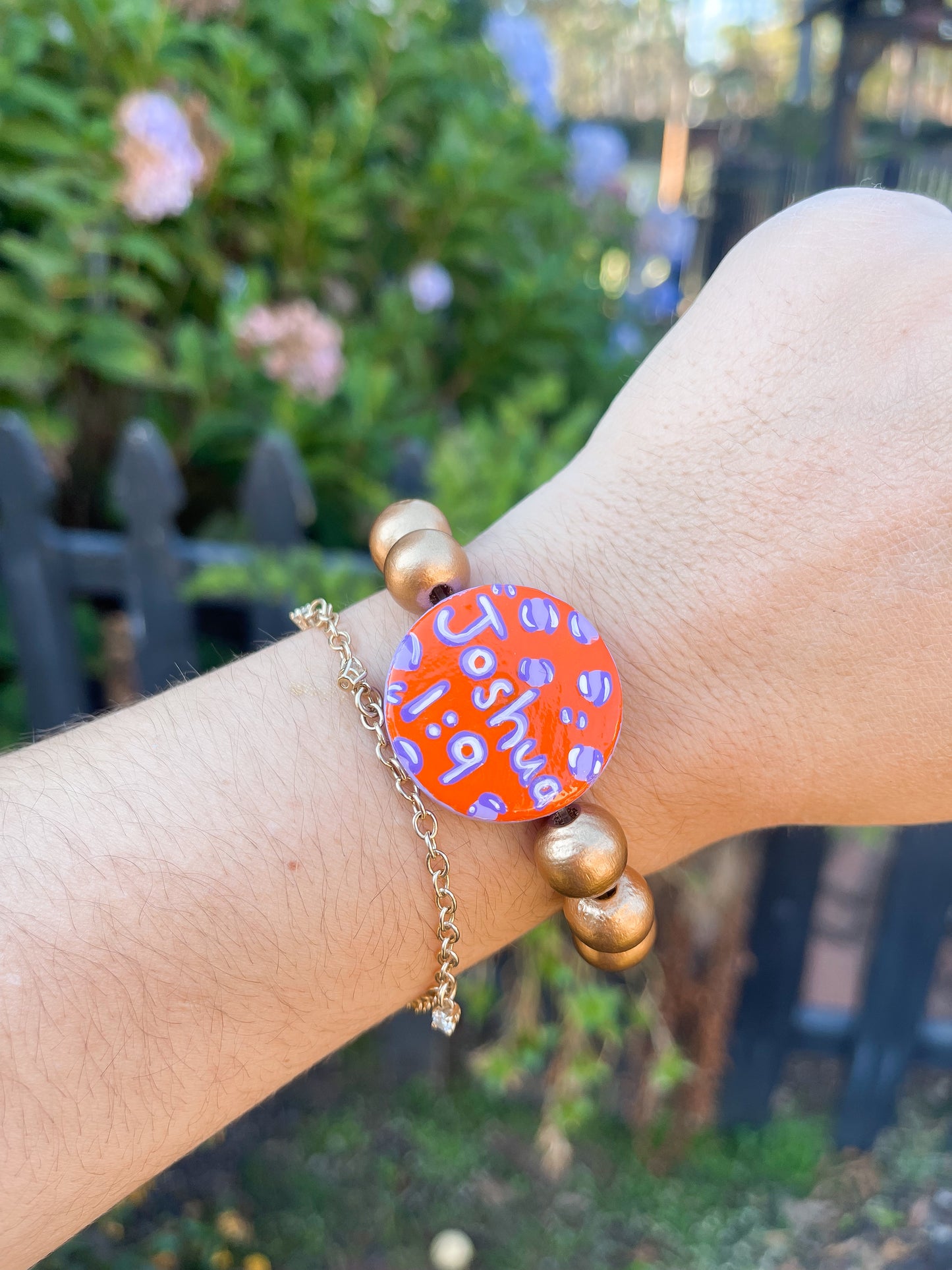 custom flip bracelet (monogram)