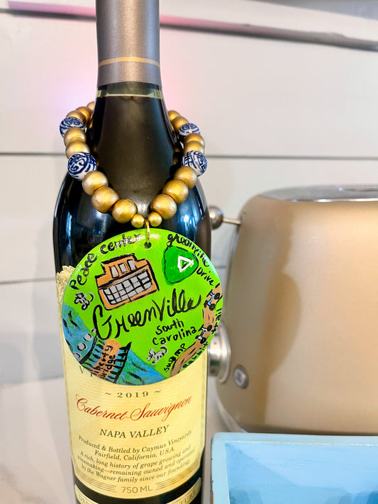 greenville, sc scenic coasters/ millie bling tag