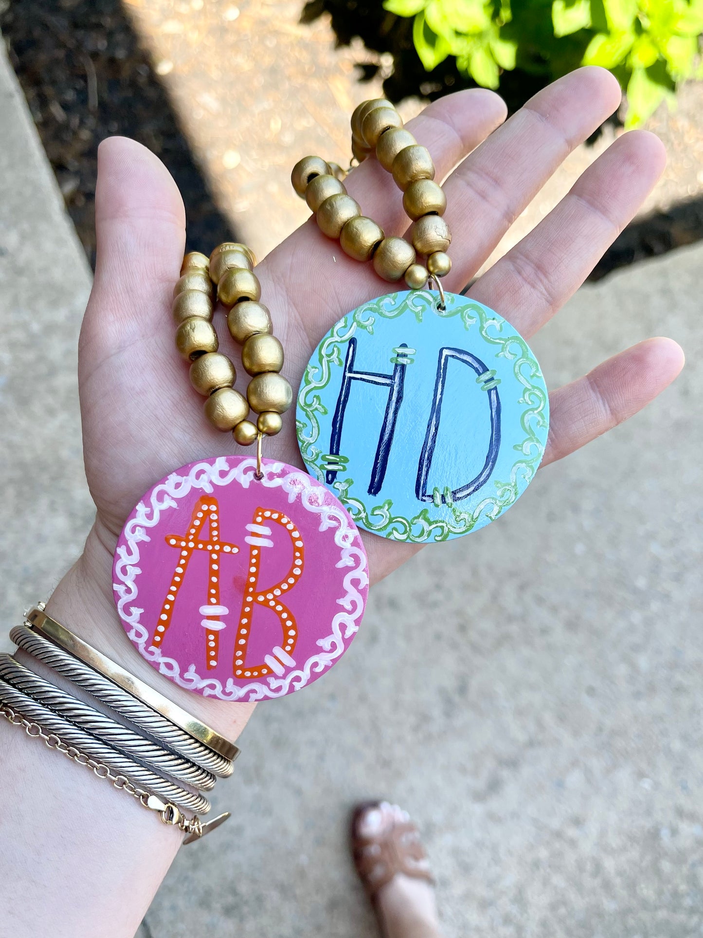monogram millie b tag