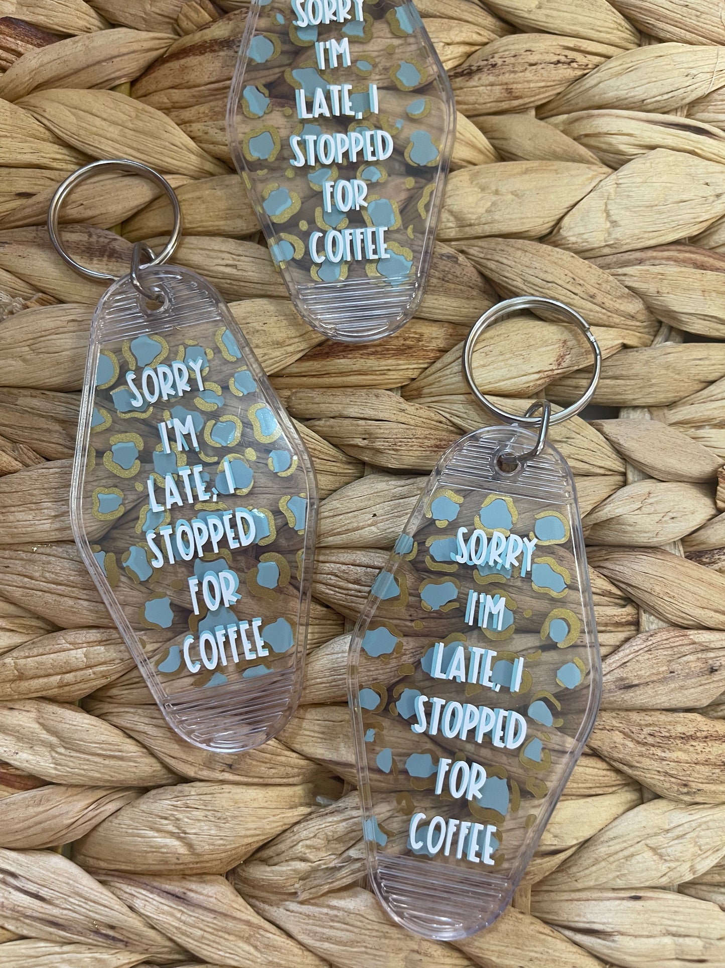 coffee lover keychain