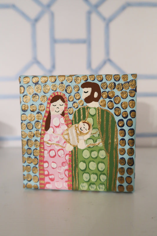 heirloom nativity canvas