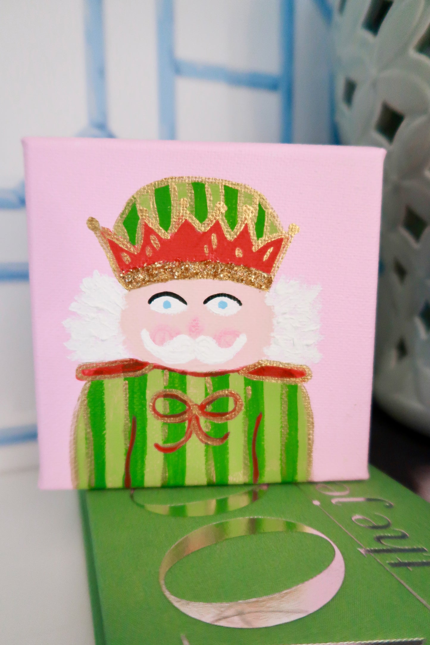 jolly nutcracker canvas