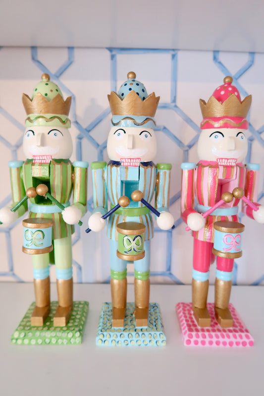 pastel dreams hand painted nutcracker