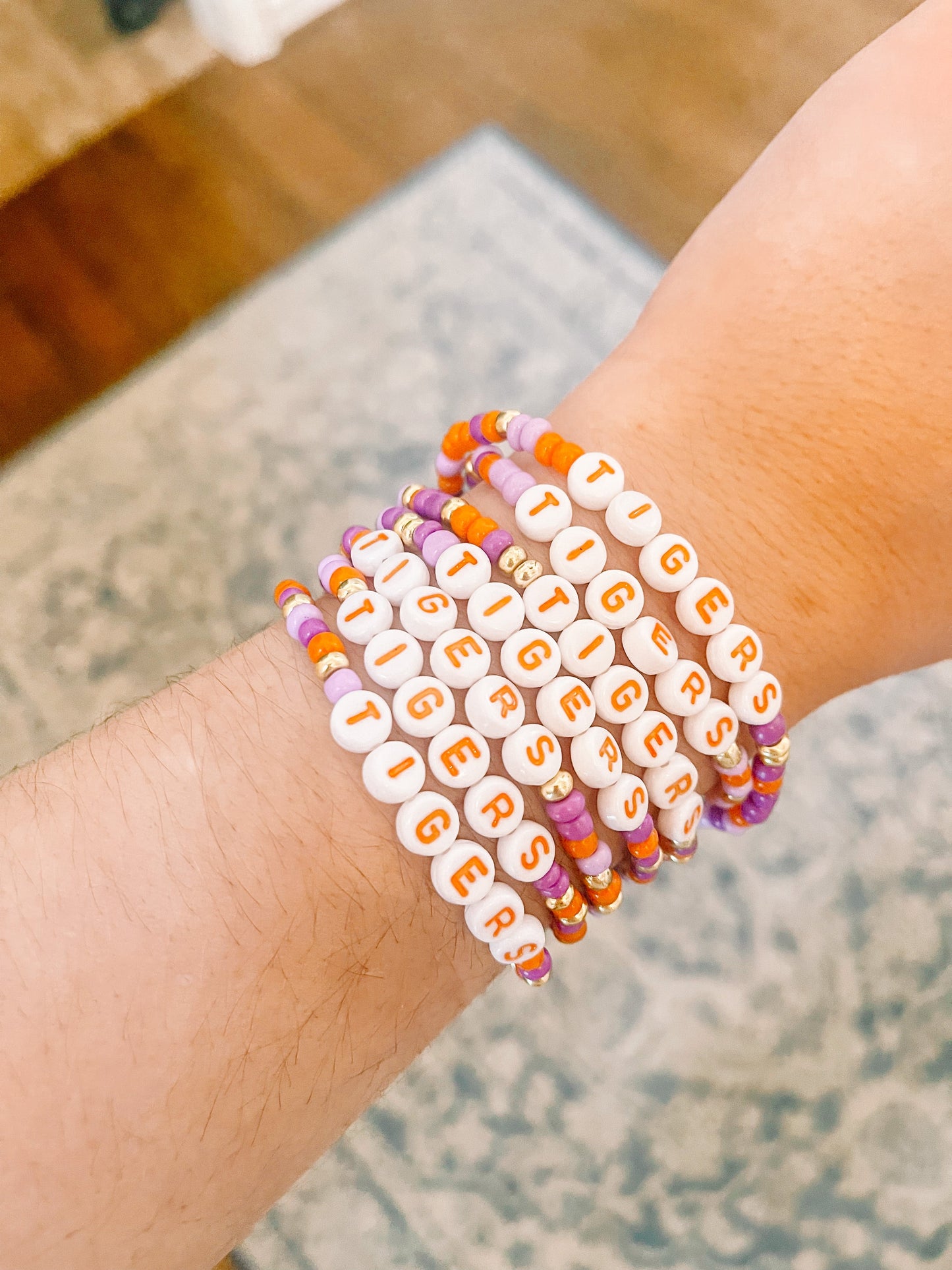 beaded mascot bracelet