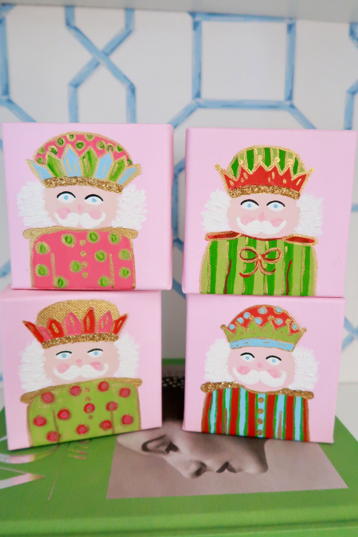 jolly nutcracker canvas