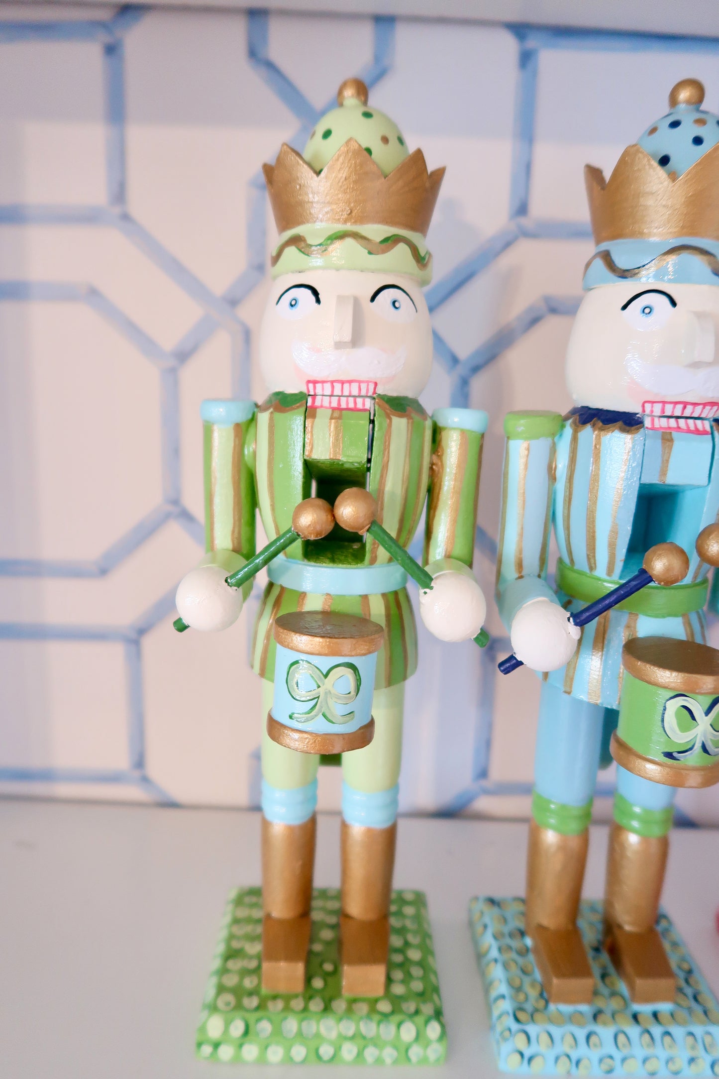 pastel dreams hand painted nutcracker