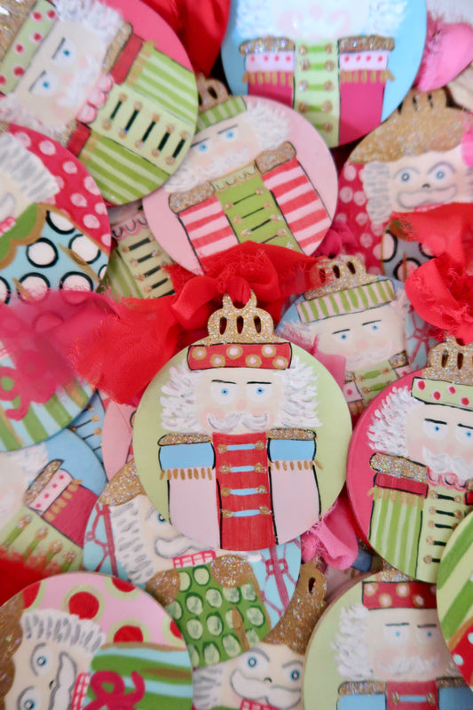 hand painted nutcracker ornaments