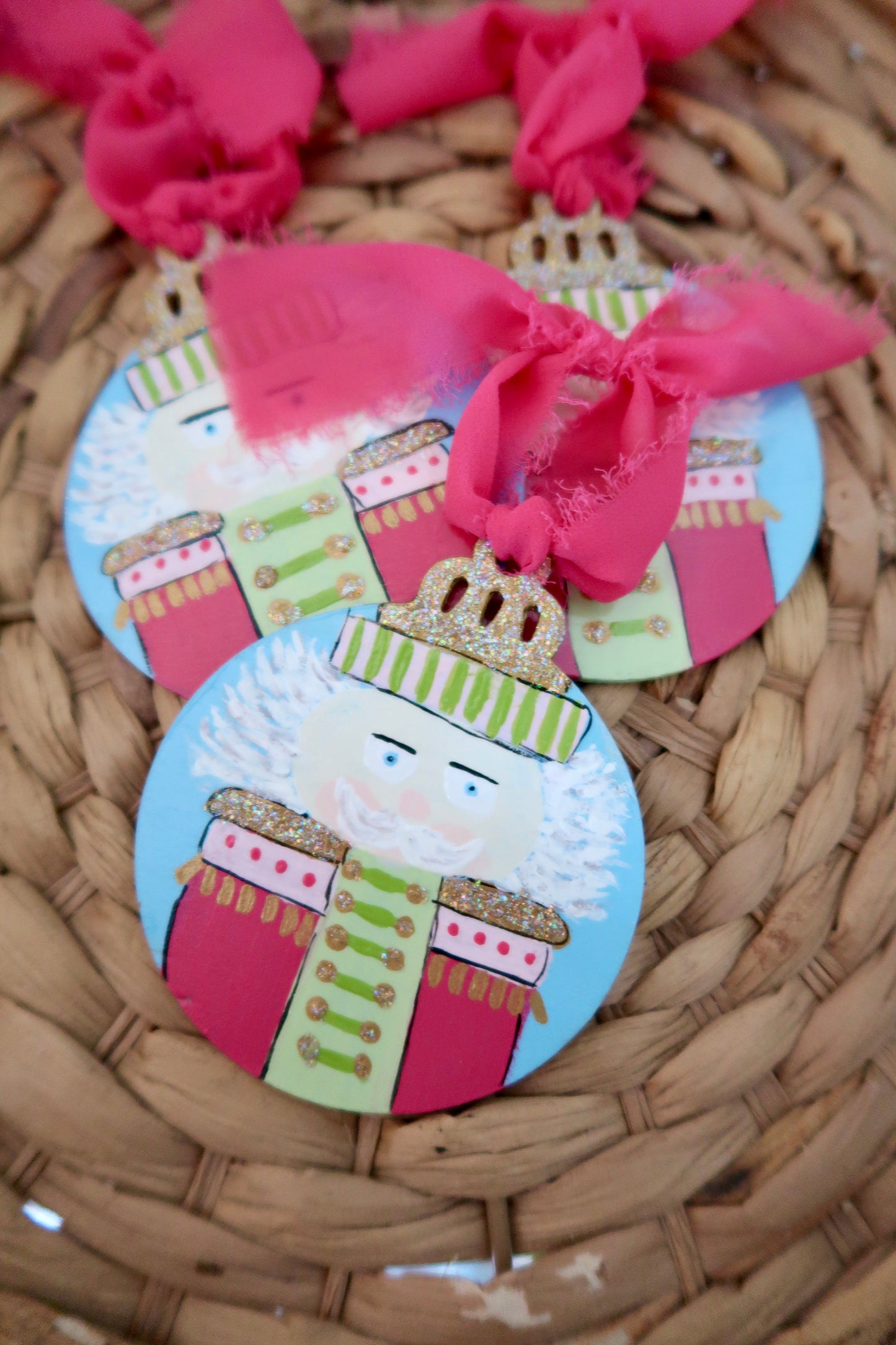 hand painted nutcracker ornaments