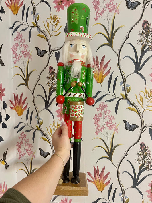 XL candy cane lane nutcracker