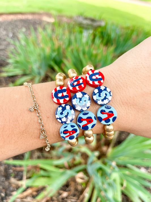 USA bead bracelet