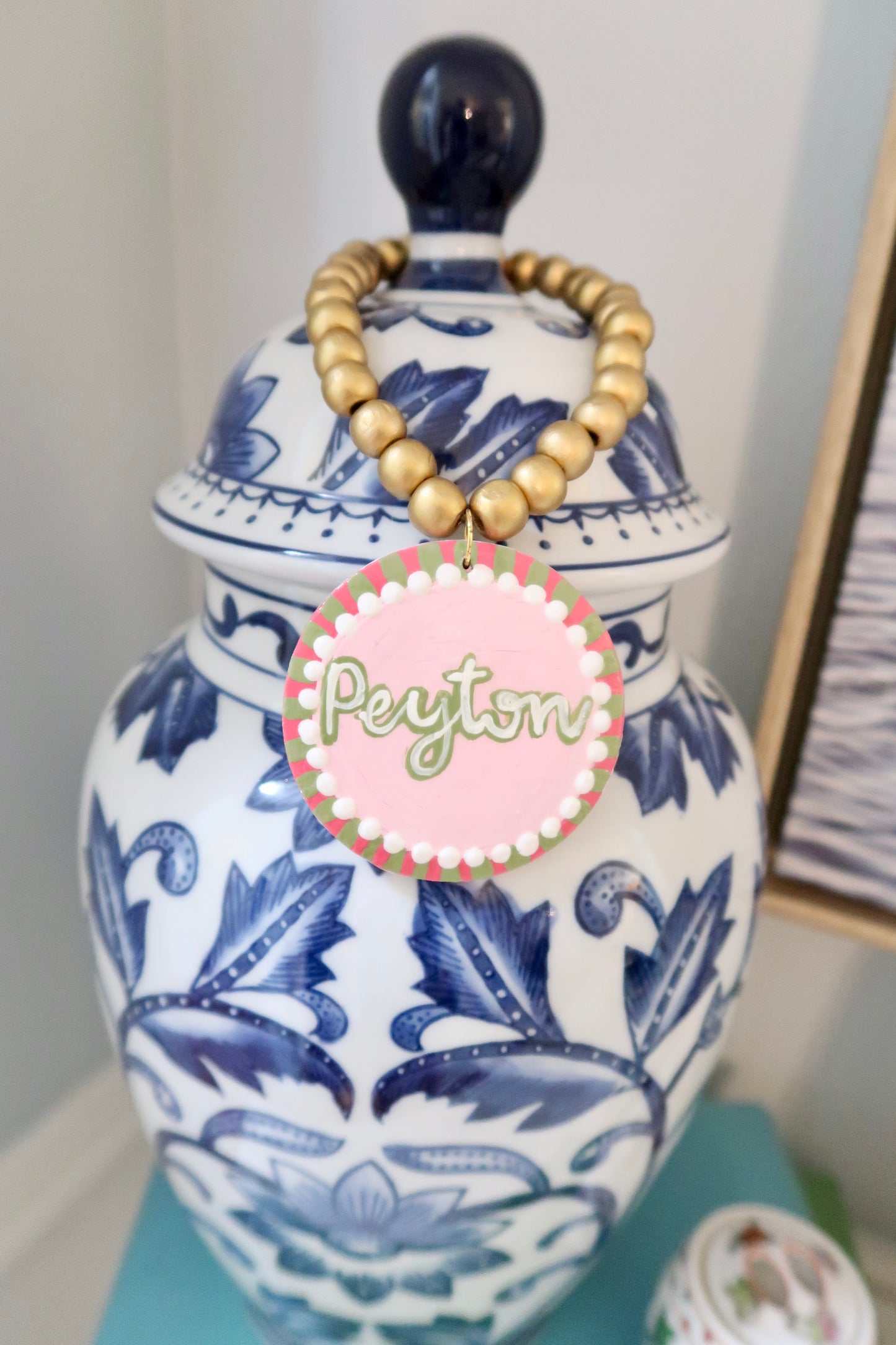 custom millie bling jar tag