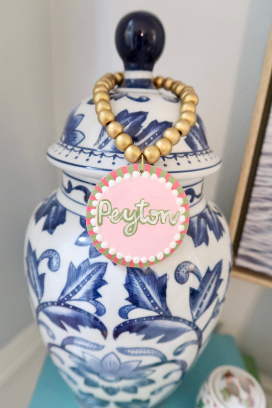 custom millie bling jar tag