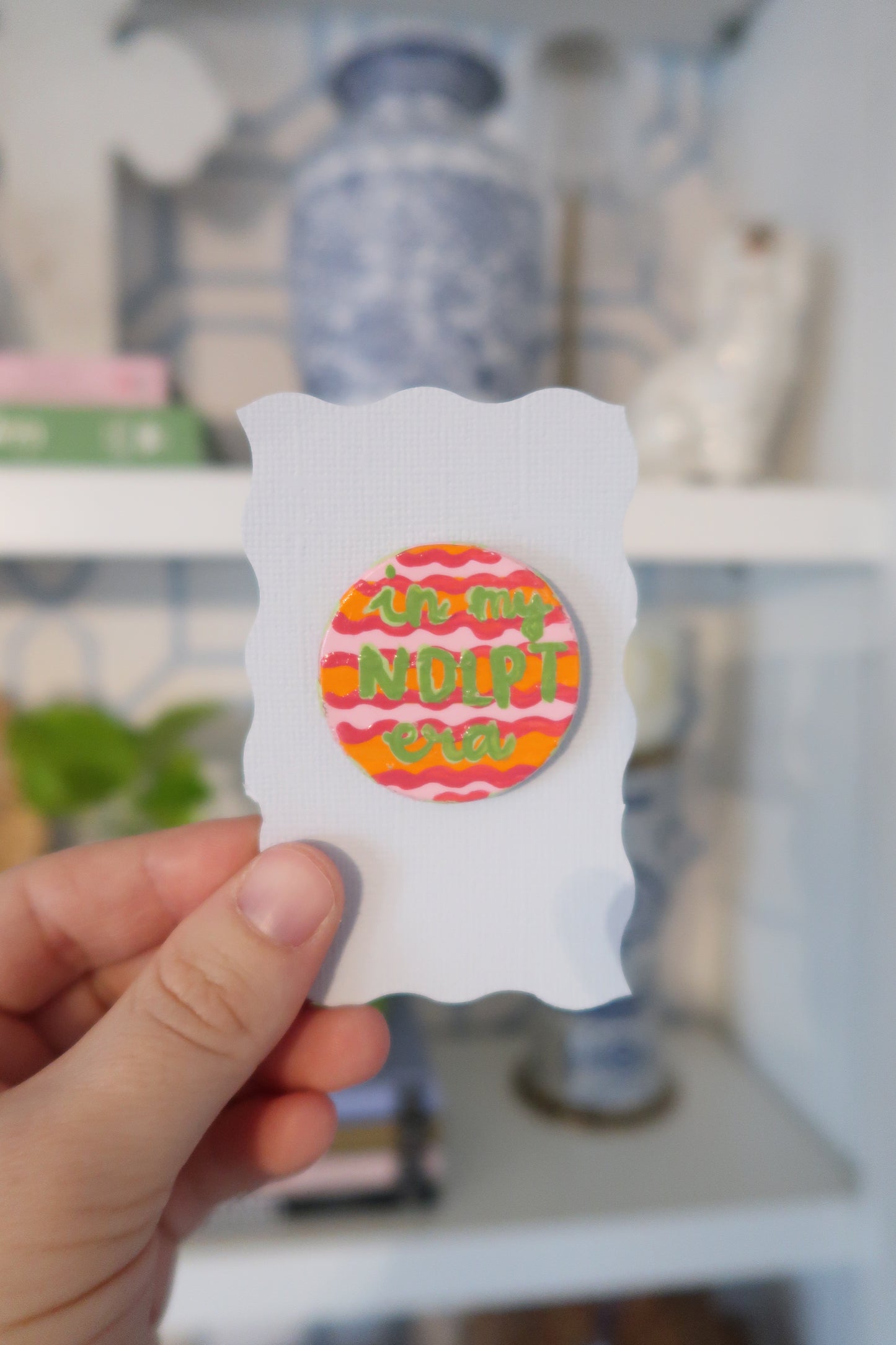 in my NDLPT era // hand painted needle minder