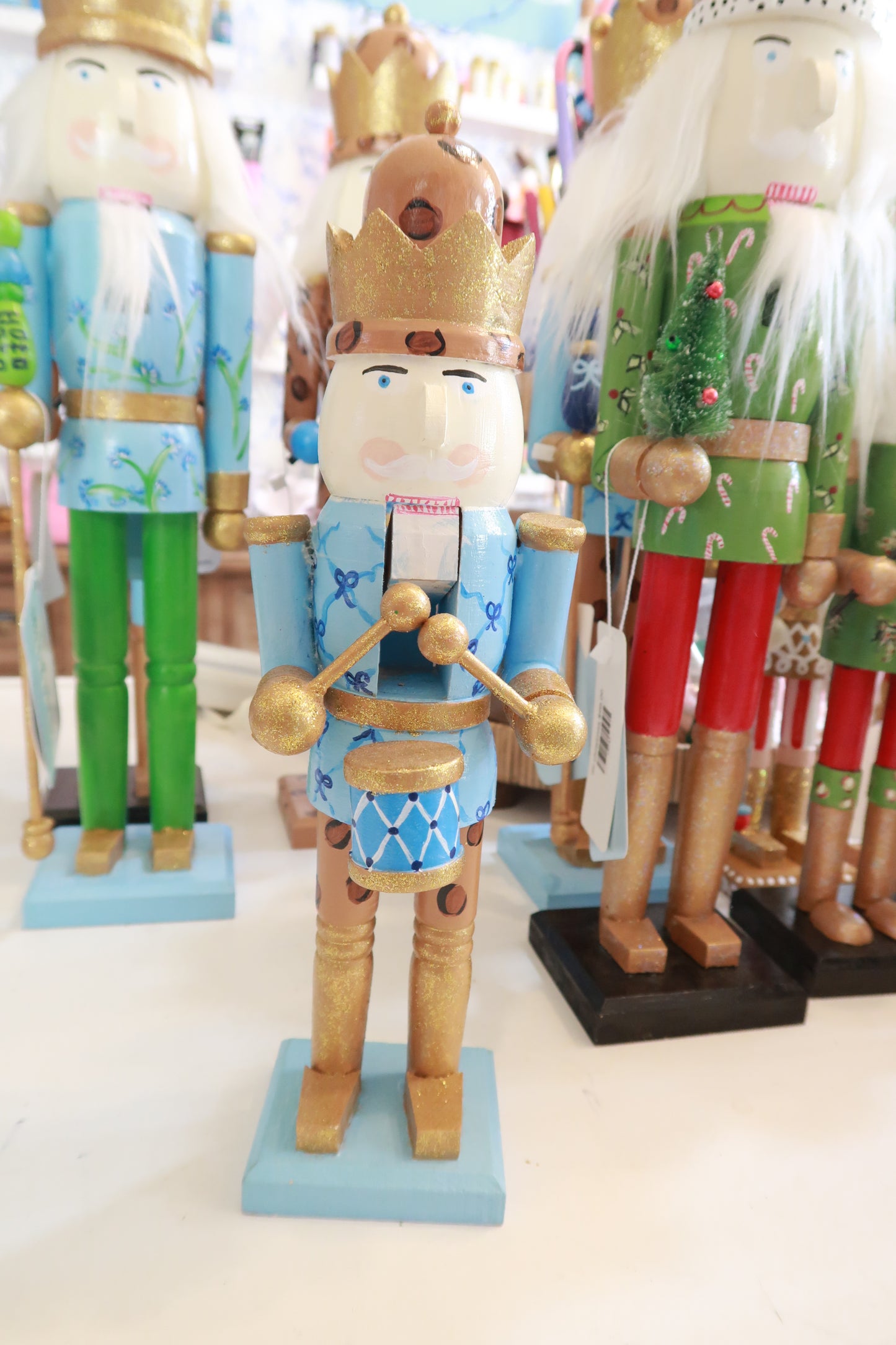 12” bow drummer nutcracker