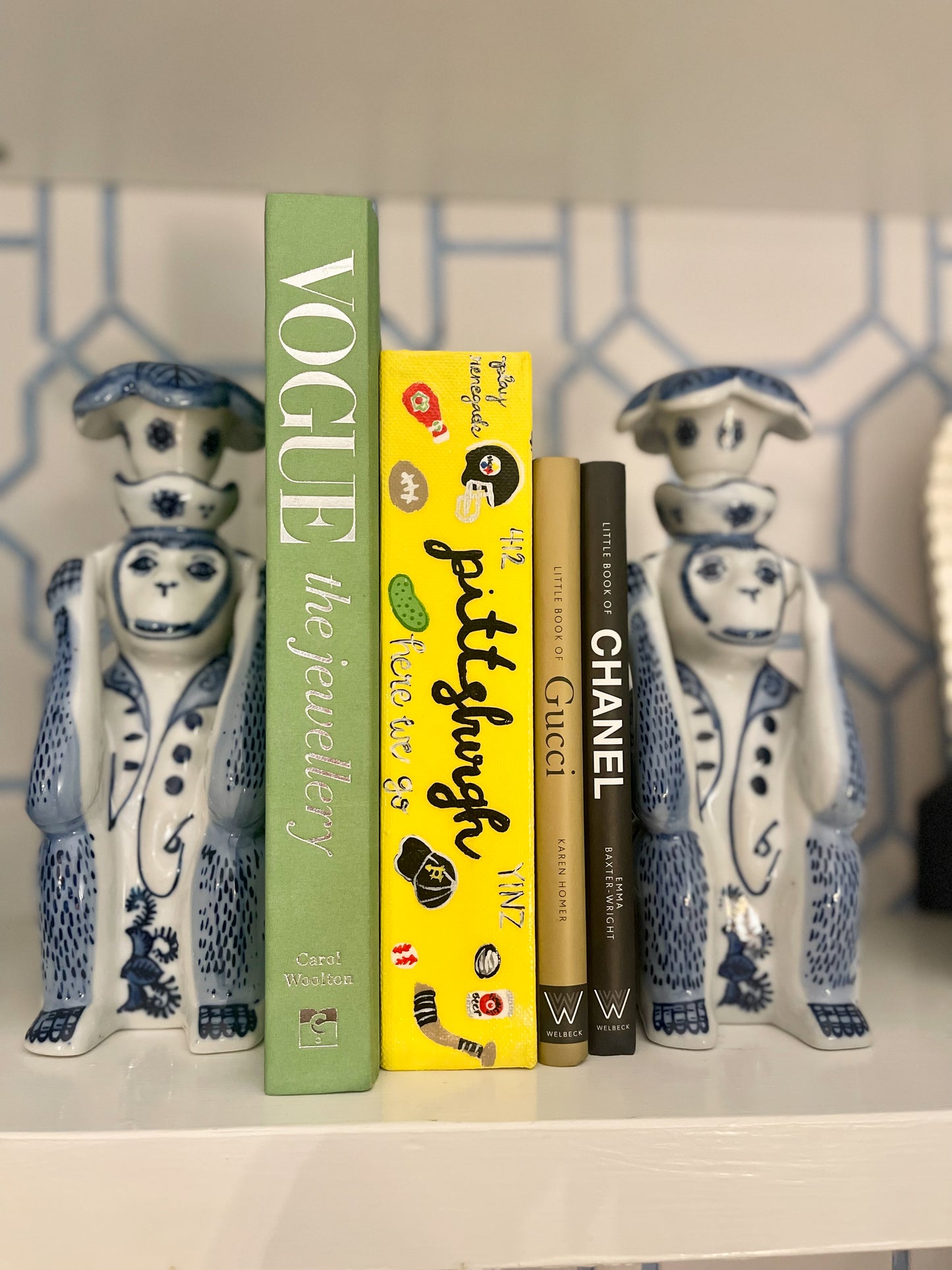 custom hand-painted storage book