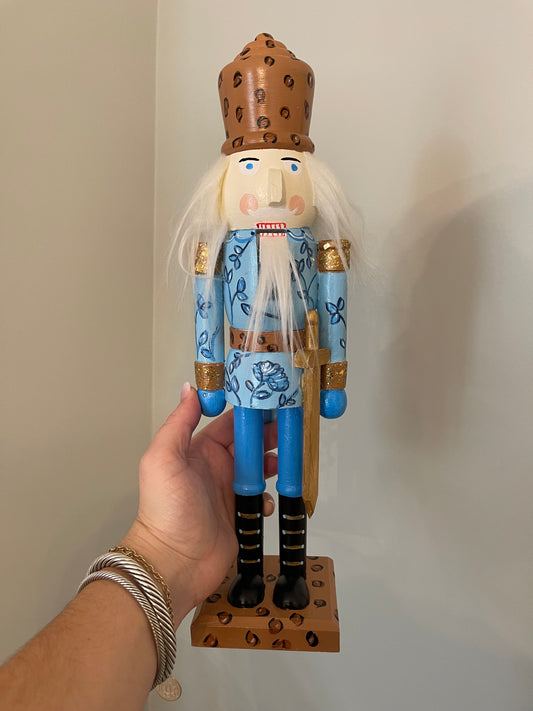 medium blue nutcracker