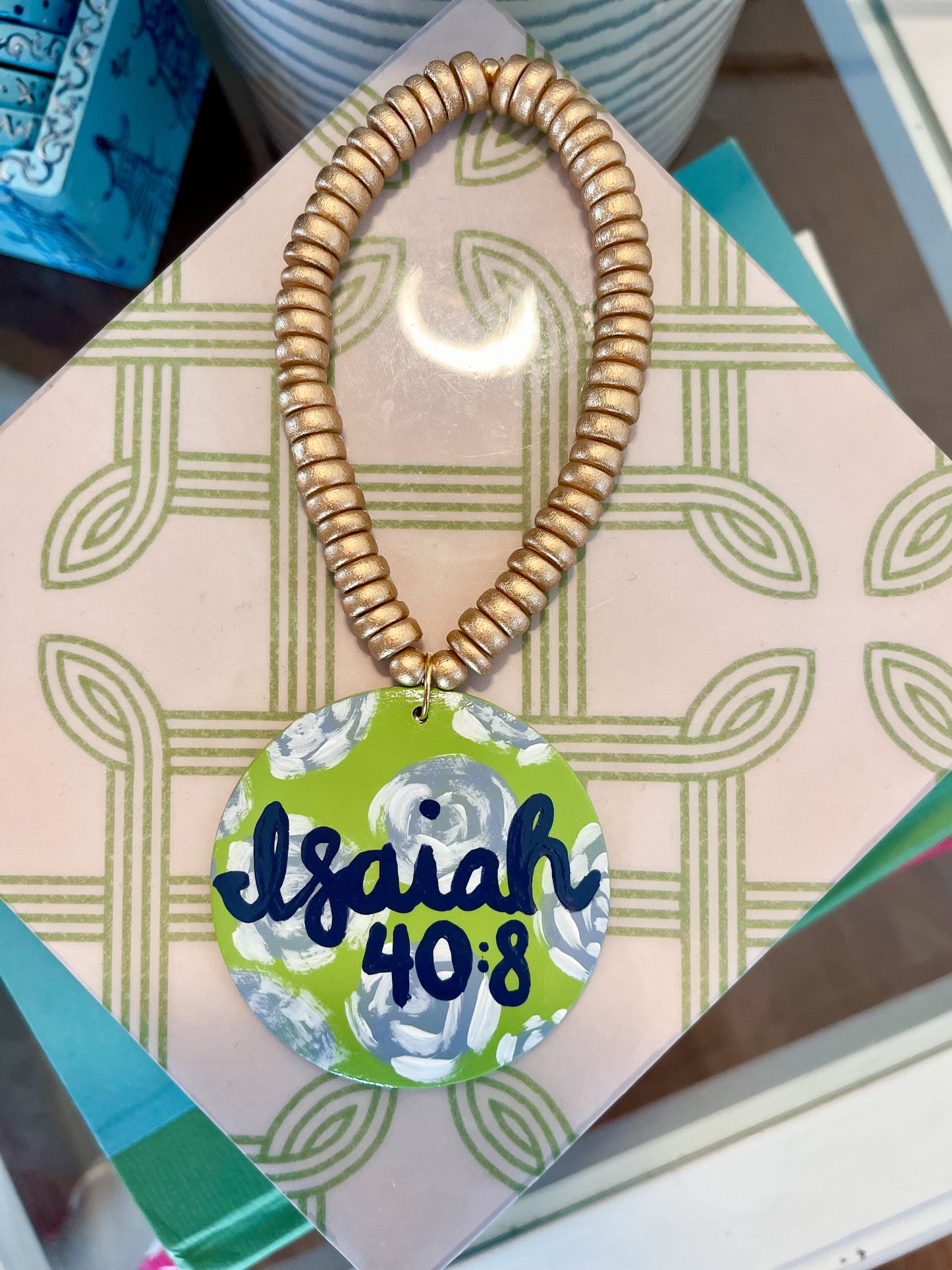 Isaiah 40:8 millie bling tag