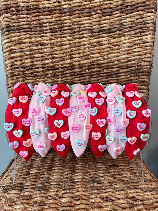 candy heart head band