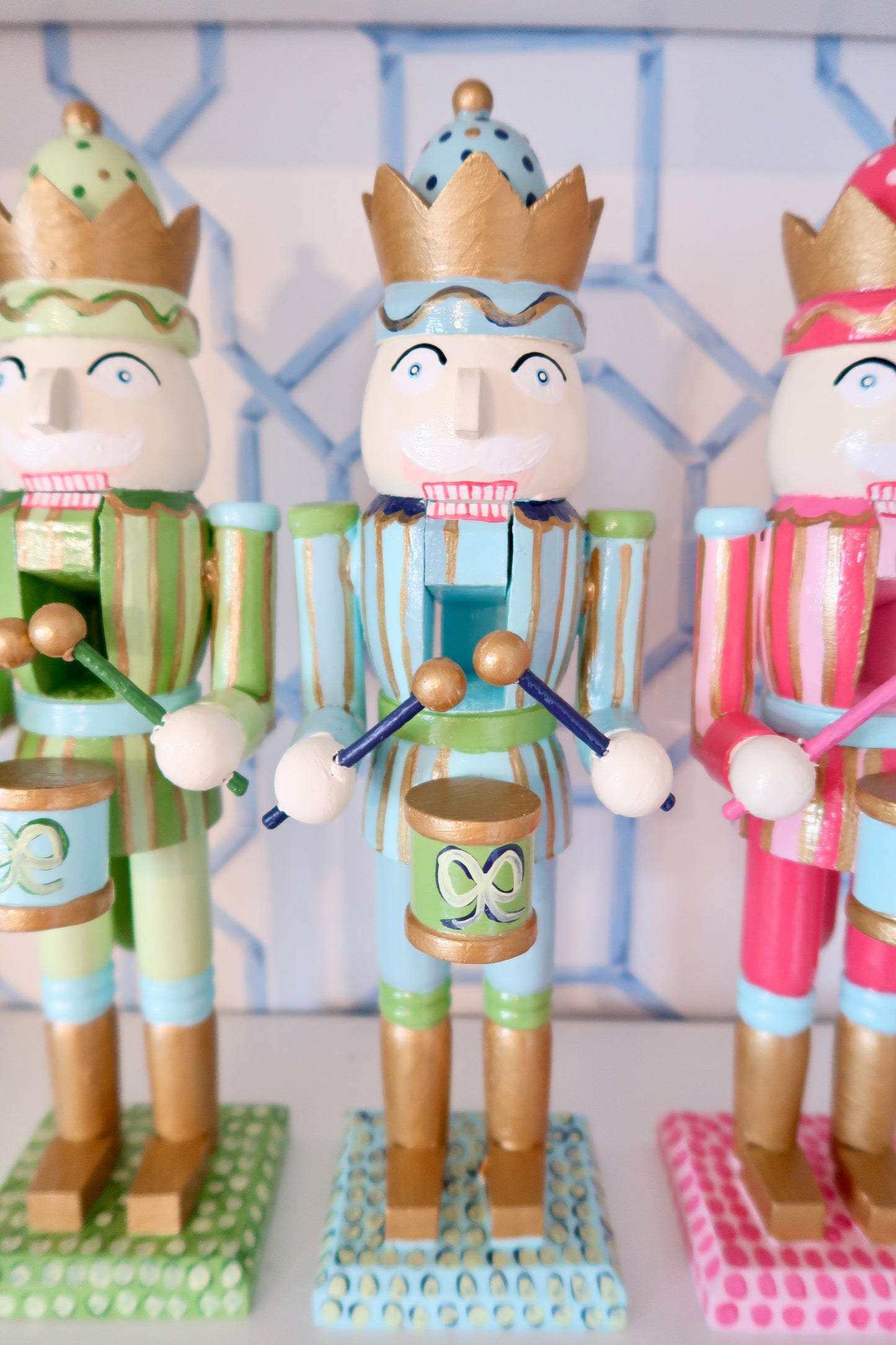 pastel dreams hand painted nutcracker