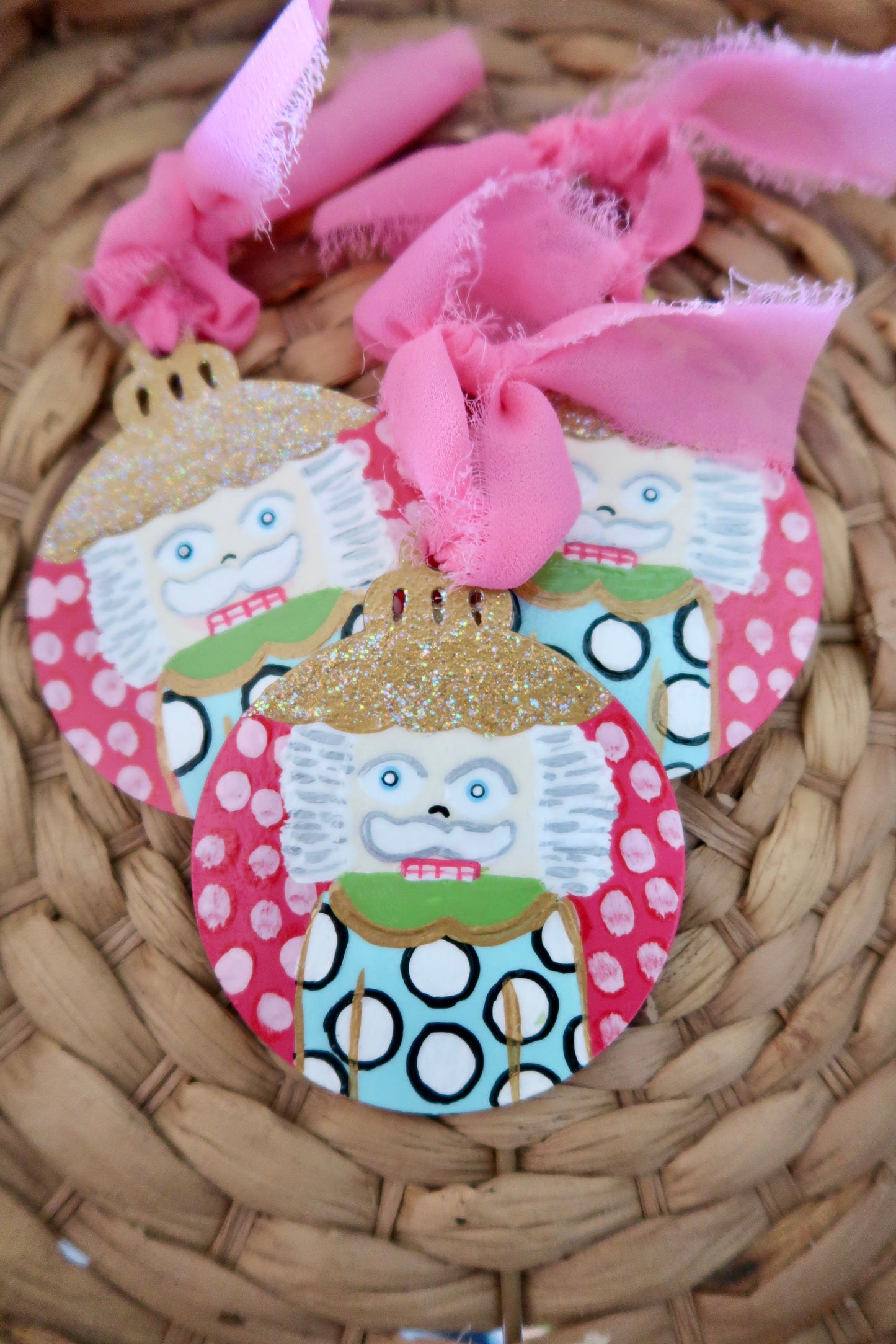 hand painted nutcracker ornaments